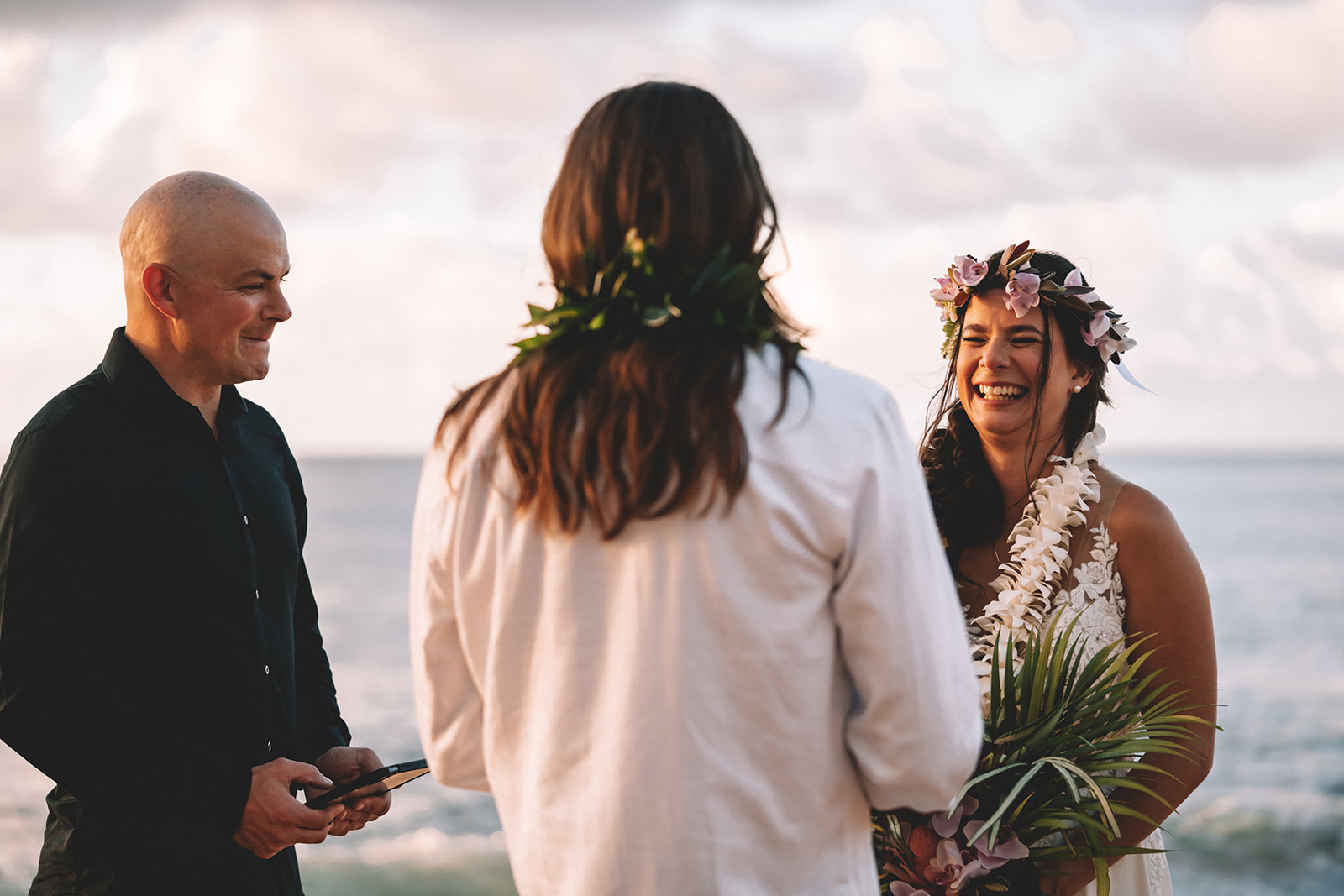 Kaua'i Helicopter Elopement & Intimate Beach Cermony